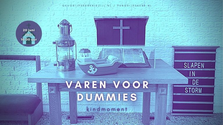 Varen voor Dummies – Online-Tentdienst 20 juni 2021