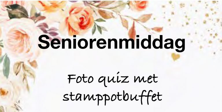 14 februari – Seniorenmiddag