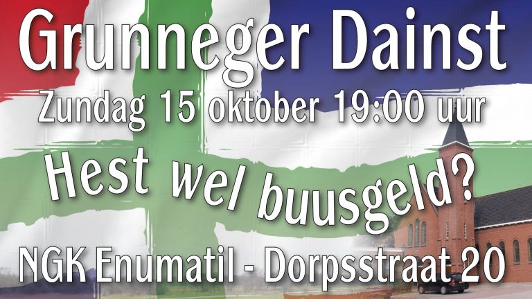 Zondag 15 oktober 19:00 uur – Enumatil