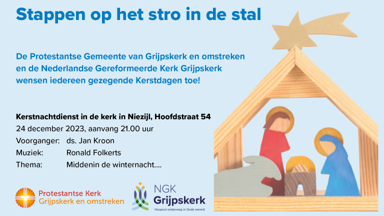 Zondag 24 december 21:00 uur – Kerstnachtdienst