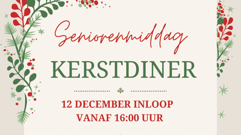 12 december – Seniorenmiddag