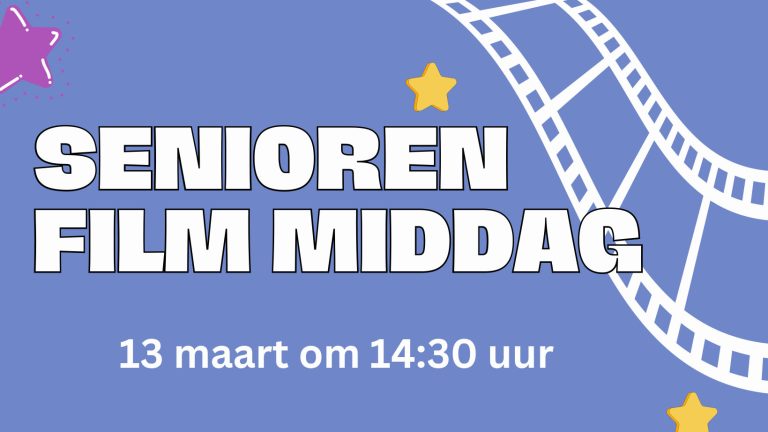 13 maart – Senioren film middag