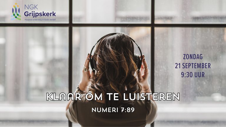 Zondag 21 september 9:30 uur
