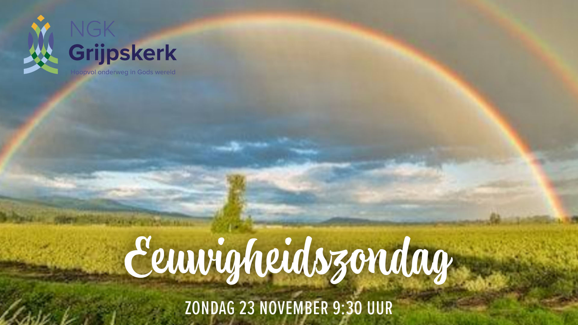 Zondag 23 november 9:30 uur