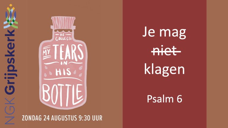 Zondag 24 augustus 9:30 uur