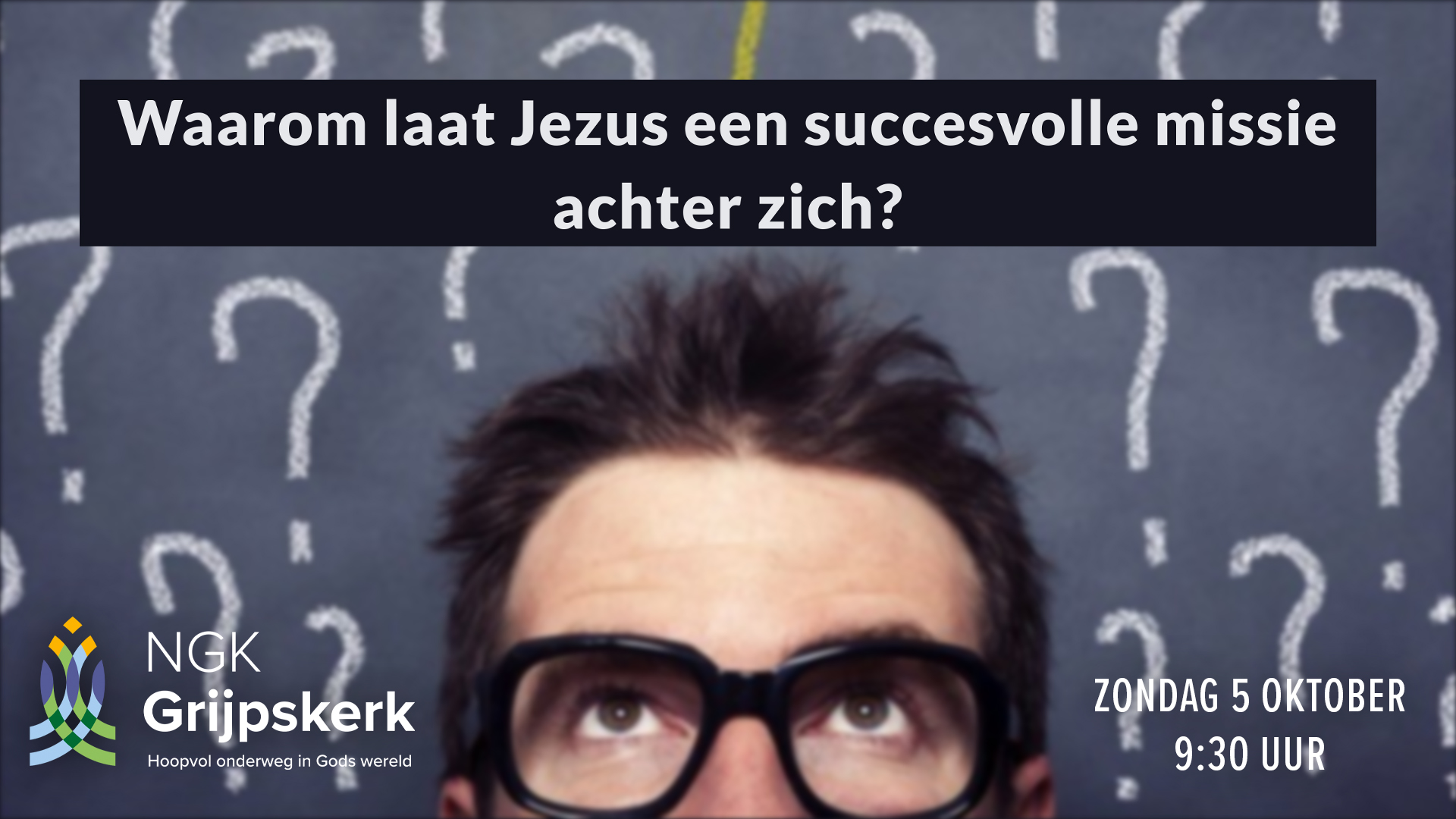 Zondag 5 oktober 9:30 uur