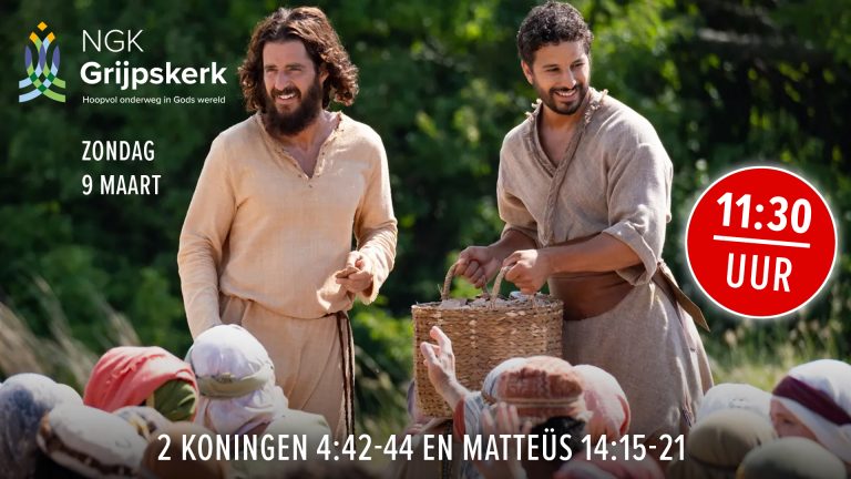 Zondag 9 maart 11:30 uur
