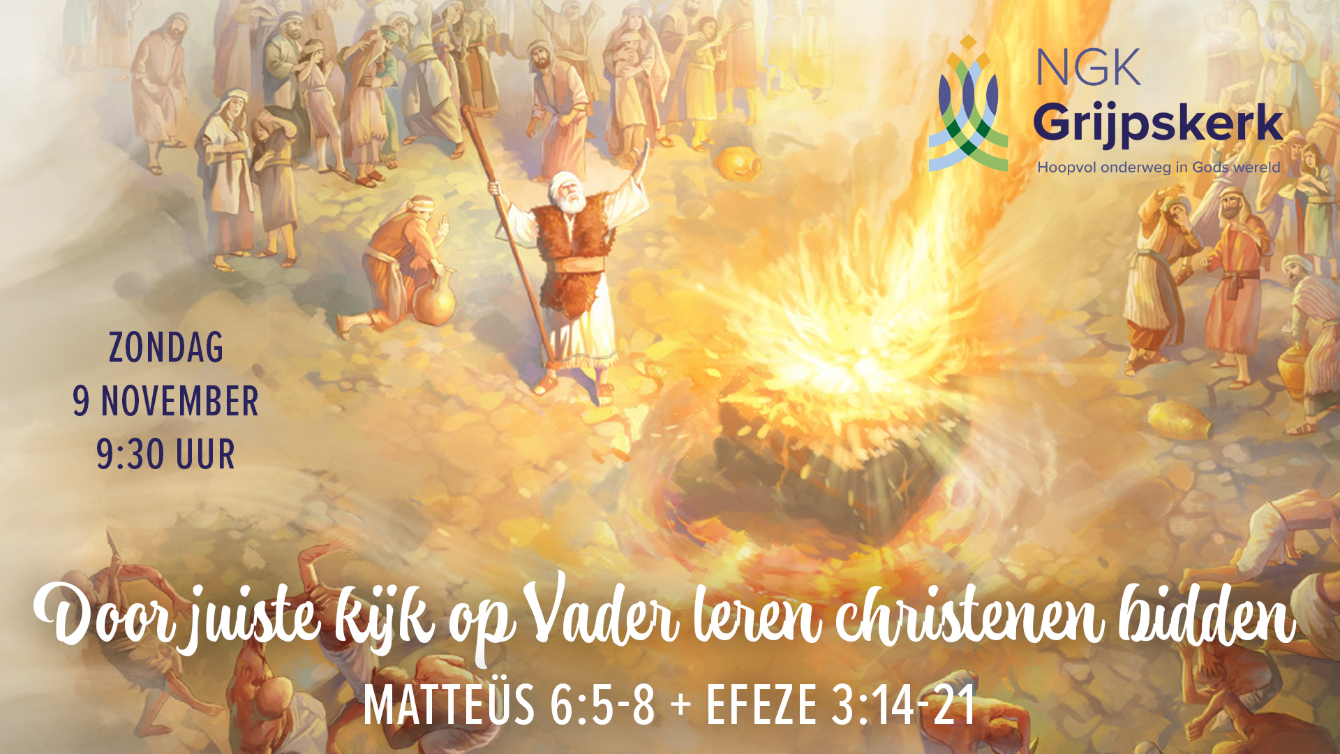 Zondag 9 november 9:30 uur