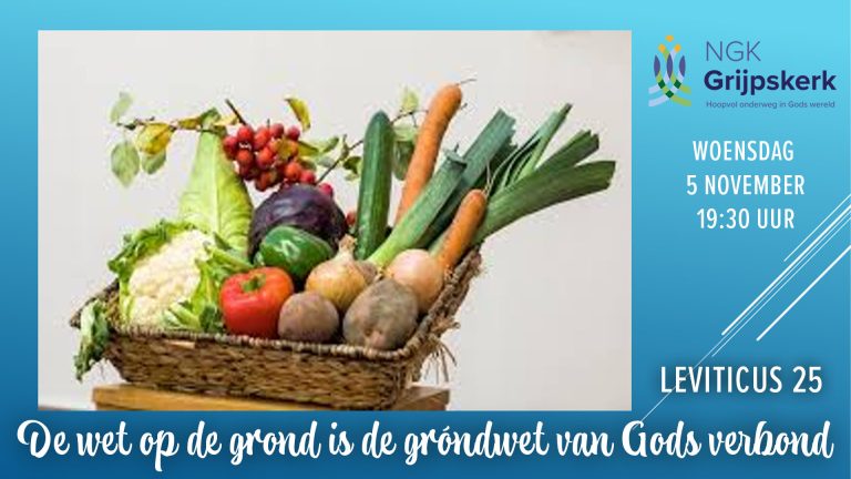 Woensdag 5 november 19:30 uur