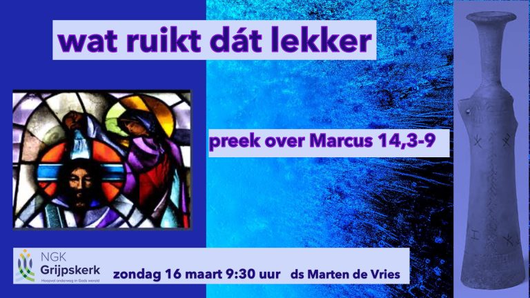 Zondag 16 maart 9:30 uur