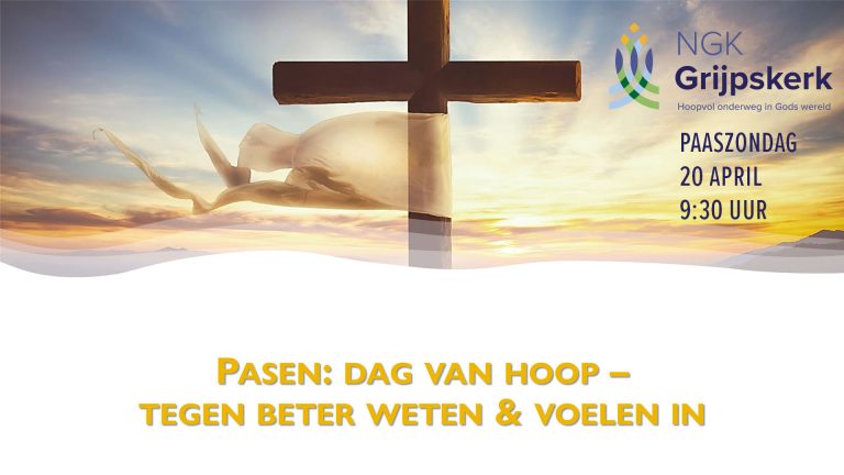 Zondag 20 april 9:30 uur