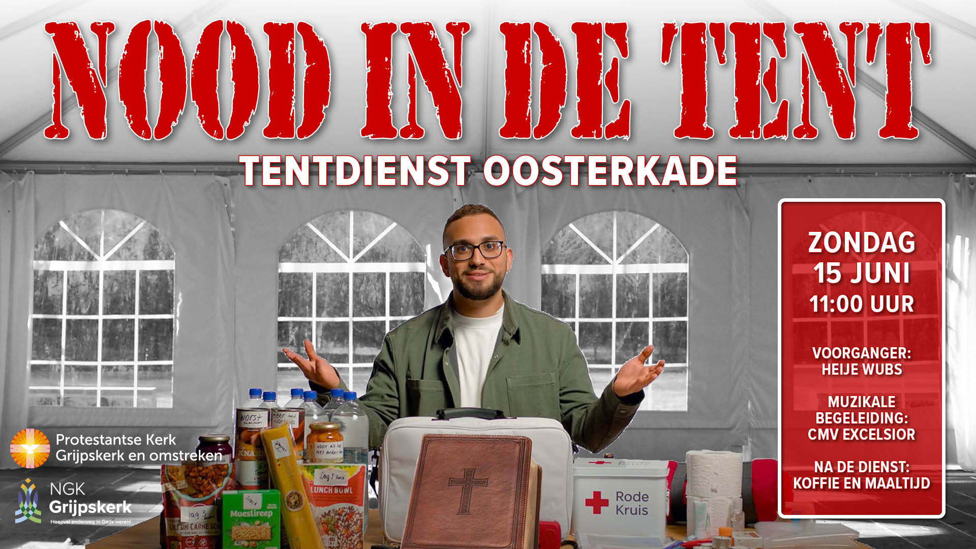 Zondag 15 juni 11:00 uur – Tentdienst