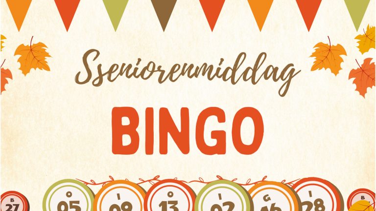 6 november – Seniorenmiddag