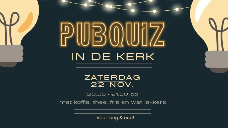 22 november – PubQuiz
