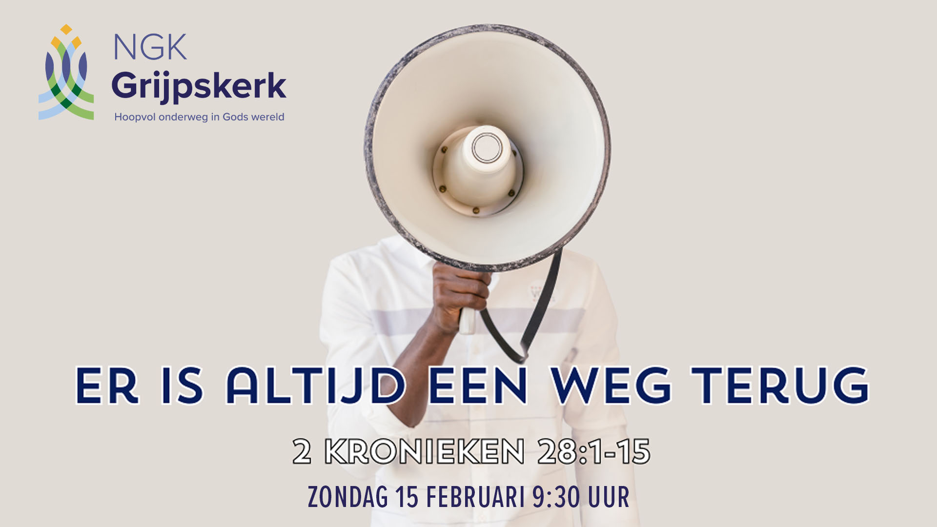 Zondag 15 februari 9:30 uur
