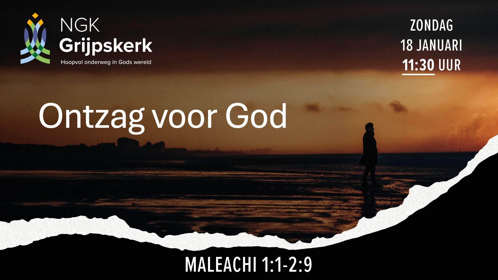 Zondag 18 januari 11:30 uur