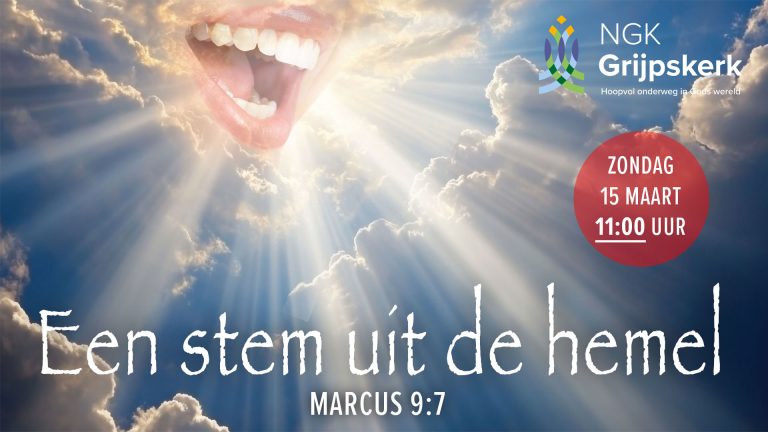 Zondag 15 maart 11:00 uur