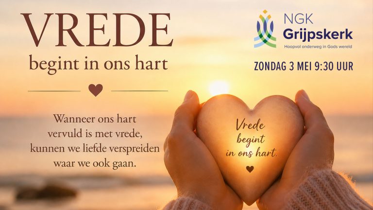Zondag 3 mei 9:30 uur