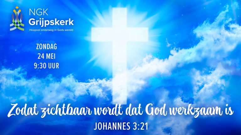 Zondag 24 mei 9:30 uur
